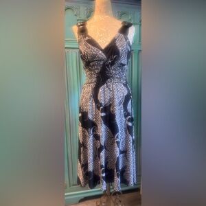 Frank Lyman NWT Stunning Black and White Dress